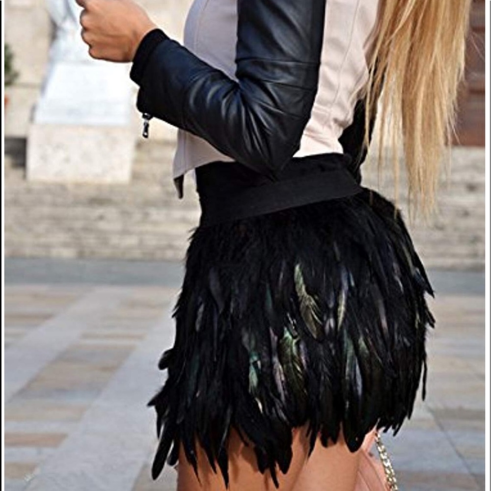 Party feather skirt
